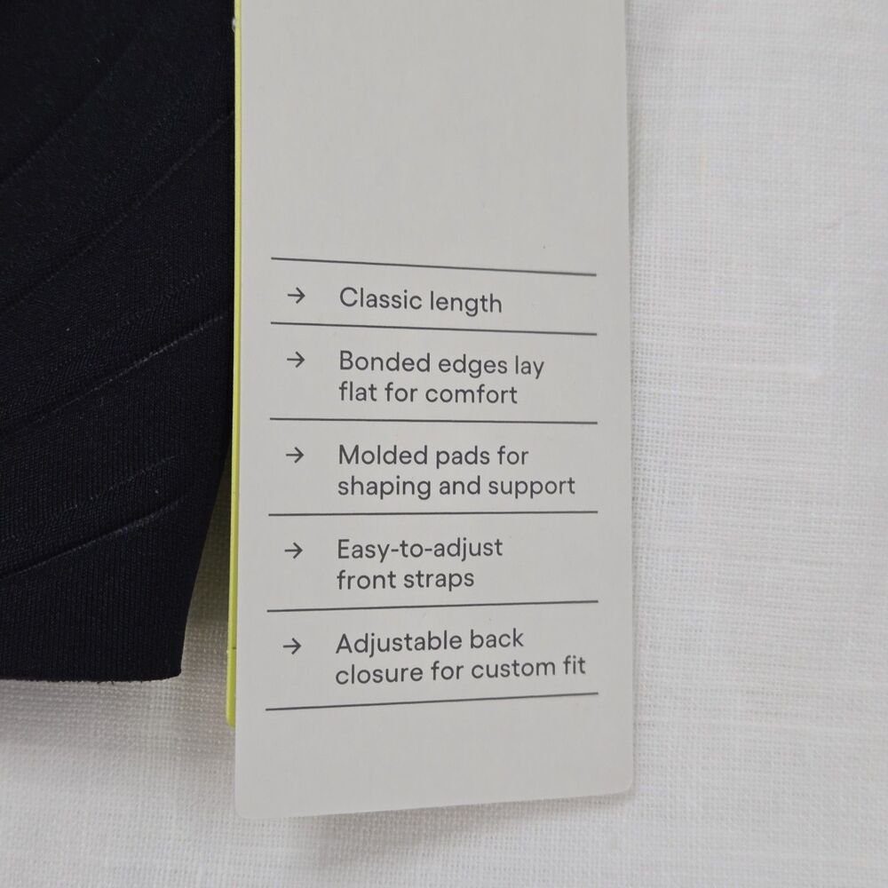 All In Motion High Support Sports Bra Black S Adjustable Straps NWT - Picture 12 of 15